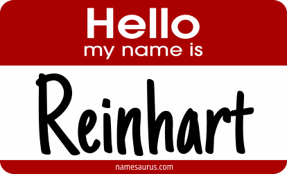 Hello my name is Reinhart png download