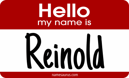 Hello my name is Reinold png download