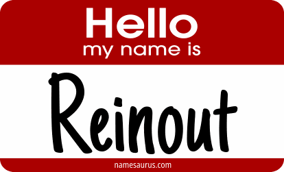 Hello my name is Reinout png download