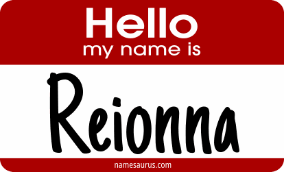 Hello my name is Reionna png download