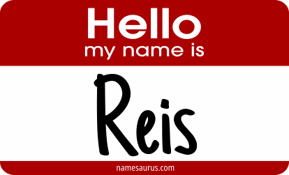 Hello my name is Reis png download