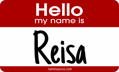 Hello my name is Reisa png download