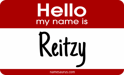 Hello my name is Reitzy png download