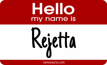 Hello my name is Rejetta png download