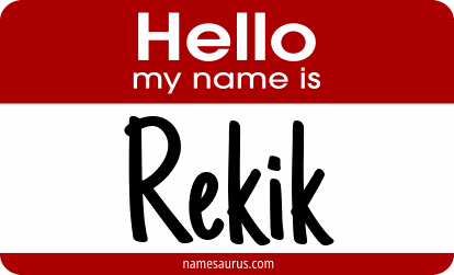 Hello my name is Rekik png download