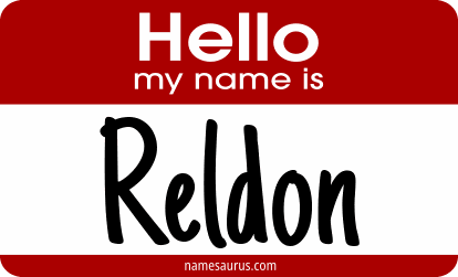 Hello my name is Reldon png download