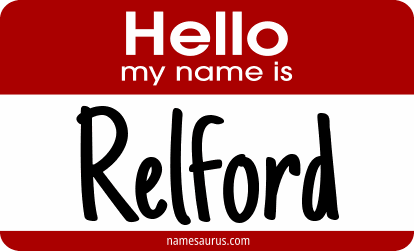 Hello my name is Relford png download