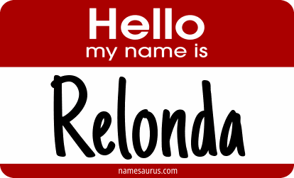 Hello my name is Relonda png download