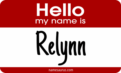 Hello my name is Relynn png download
