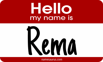 Hello my name is Rema png download