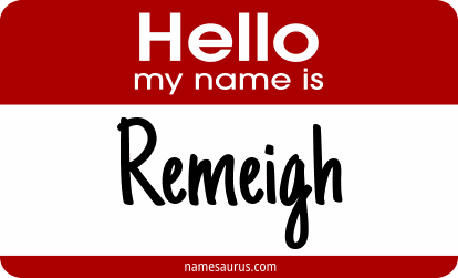 Hello my name is Remeigh png download