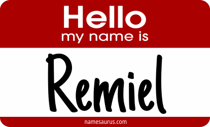 Hello my name is Remiel png download
