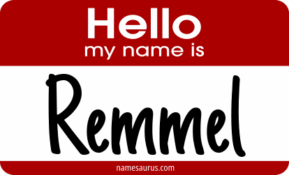 Hello my name is Remmel png download