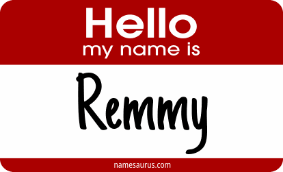 Hello my name is Remmy png download
