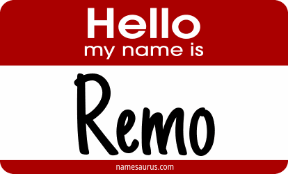 Hello my name is Remo png download