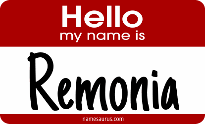 Hello my name is Remonia png download