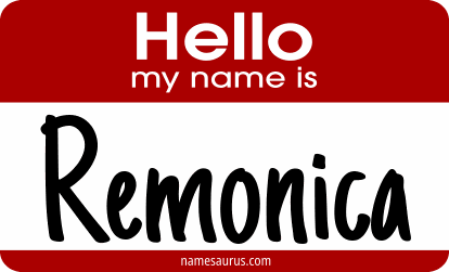 Hello my name is Remonica png download