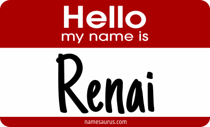 Hello my name is Renai png download