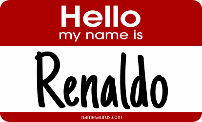 Hello my name is Renaldo png download