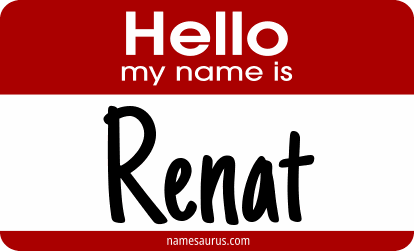 Hello my name is Renat png download