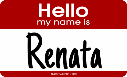 Hello my name is Renata png download