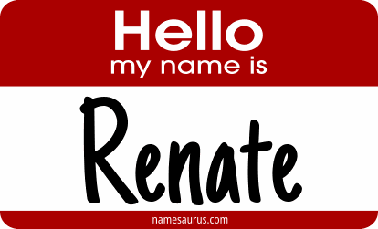 Hello my name is Renate png download