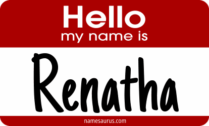 Hello my name is Renatha png download