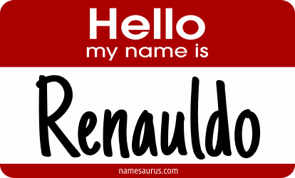 Hello my name is Renauldo png download