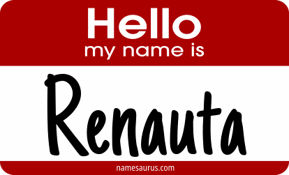 Hello my name is Renauta png download