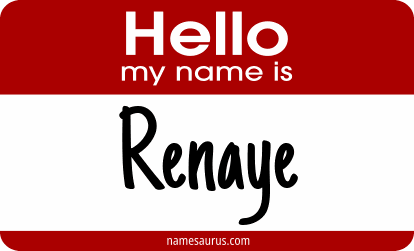 Hello my name is Renaye png download