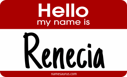 Hello my name is Renecia png download