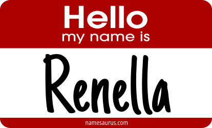 Hello my name is Renella png download