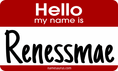 Hello my name is Renessmae png download