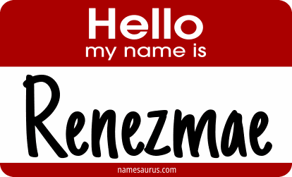 Hello my name is Renezmae png download