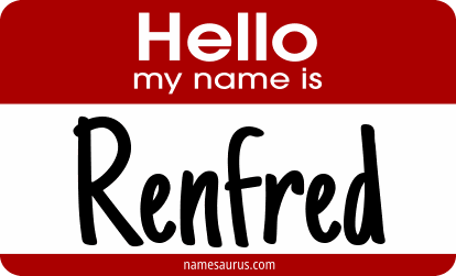 Hello my name is Renfred png download