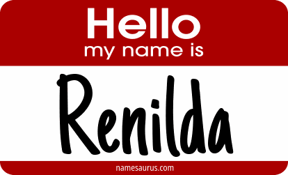 Hello my name is Renilda png download