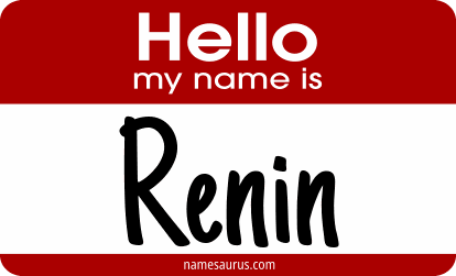 Hello my name is Renin png download
