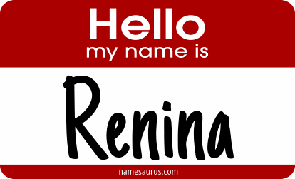 Hello my name is Renina png download
