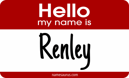 Hello my name is Renley png download