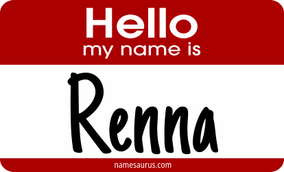 Hello my name is Renna png download