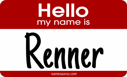 Hello my name is Renner png download