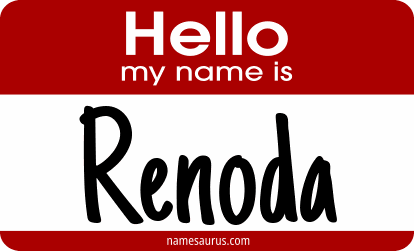 Hello my name is Renoda png download