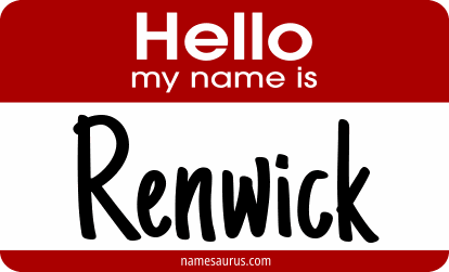 Hello my name is Renwick png download