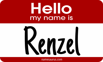 Hello my name is Renzel png download
