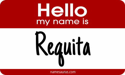 Hello my name is Requita png download