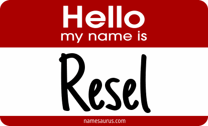 Hello my name is Resel png download