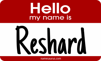 Hello my name is Reshard png download