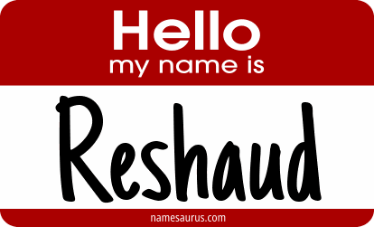 Hello my name is Reshaud png download