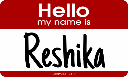 Hello my name is Reshika png download