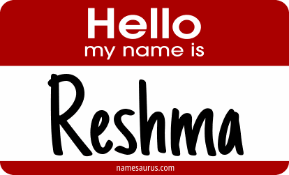 Hello my name is Reshma png download